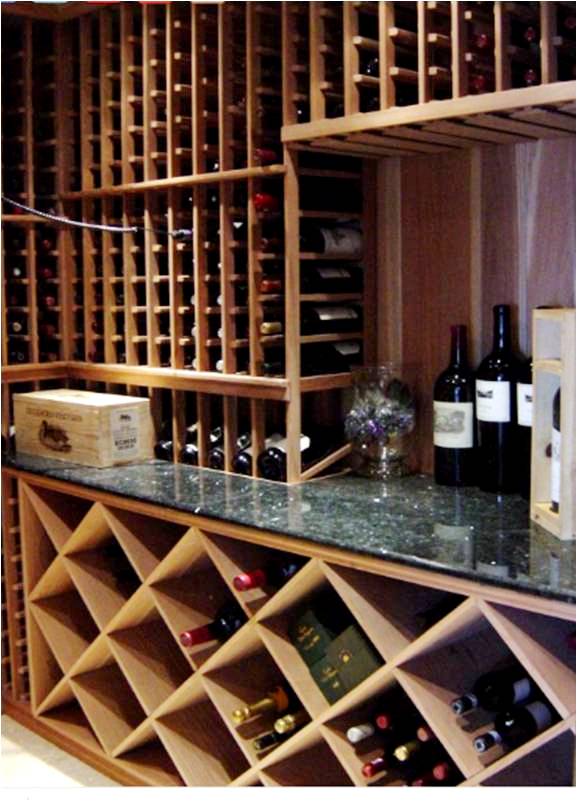 A Lovely Wine Rack Design Created by Experts in Las Vegas