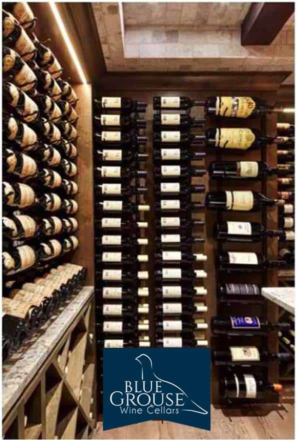 Wood and Metal Custom Wine Cellar Racks