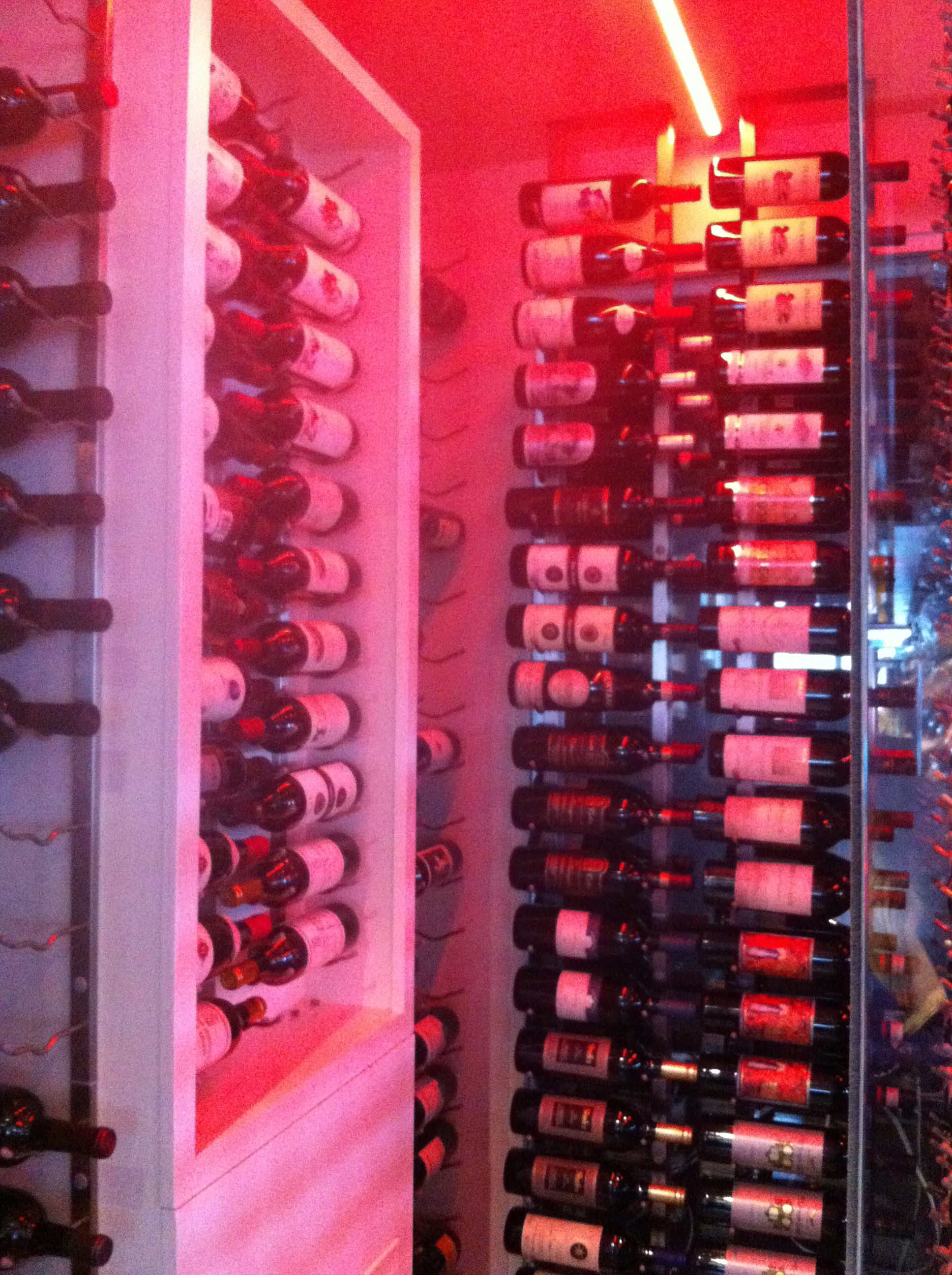 Contemporary Commercial Wine Cellar Los Angeles