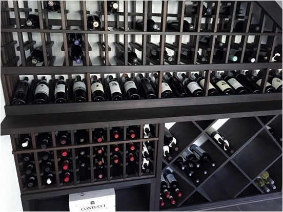 Alder Custom Wine Racks by IronWine Cellars Las Vegas Project