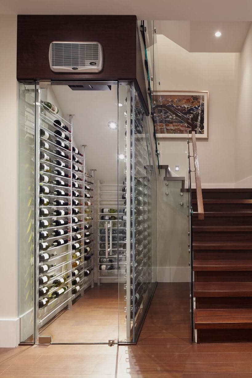Millesime Contemporary Wine Racks Utilized in Los Angeles Project