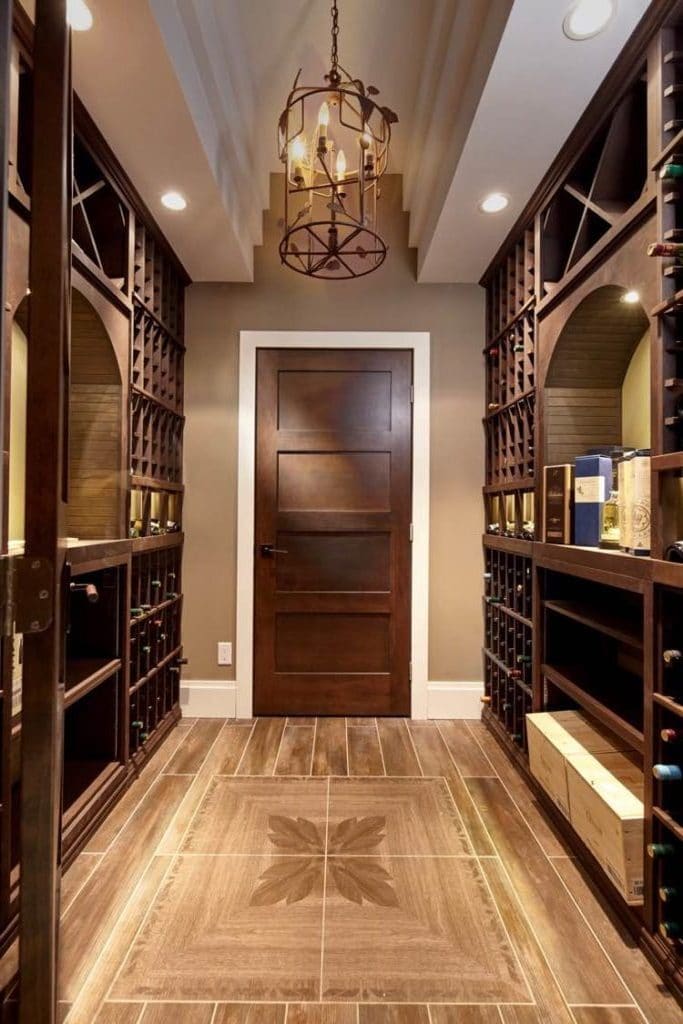 Cathedral Like Home Wine Cellar Designed for Home by a Specialist in Las Vegas