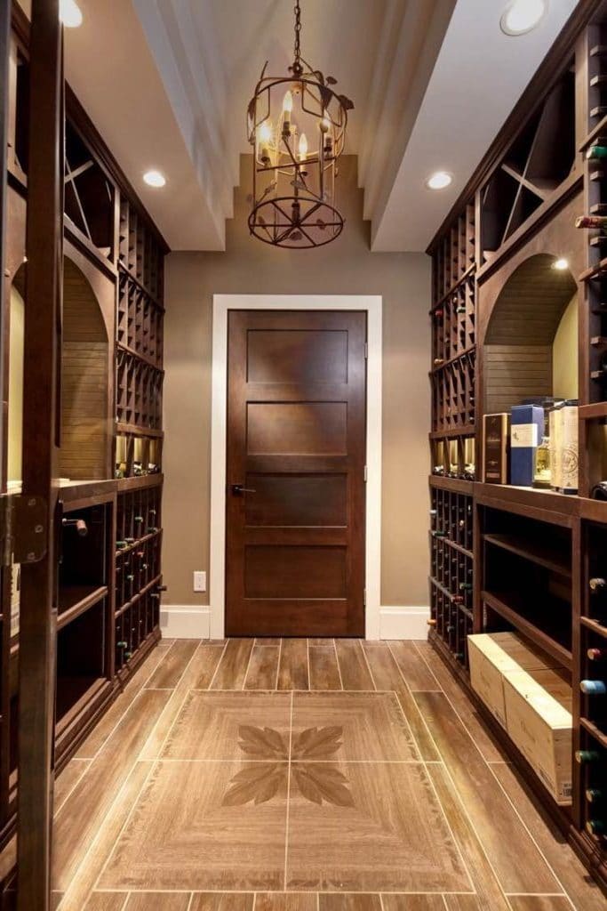 Cathedral Like Home Wine Cellar Designed for Home by a Specialist in Los Angeles