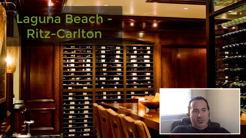 Hospitality Custom-Wine-Racks-in-Laguna-Beach-Ritz-Carlton