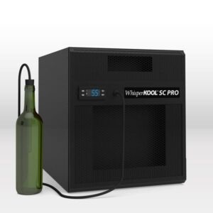 This is a WhisperKOOL SC-PRO series Self-Contained Cooling Unit with bottle