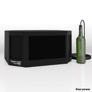 self-contained Slimline 3300 cooling unit by WhisperKOOL front view with bottle probe