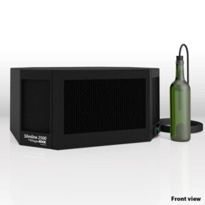 self-contained Slimline 2500 cooling unit by WhisperKOOL front view with bottle probe