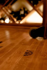 Wooden flooring for the Transitional WIne Cellar in North Dallas