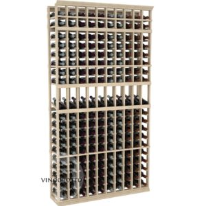 10 Column display wine rack 7 foot combo