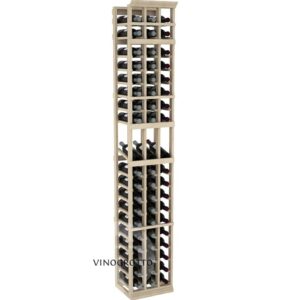 3 Column display wine rack 7 foot combo