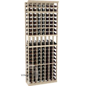 7 Column display wine rack 7 foot combo