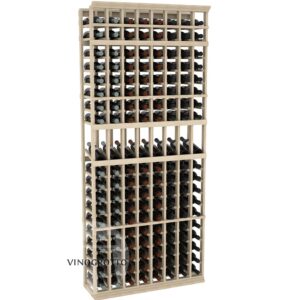 8 Column display wine rack 7 foot combo