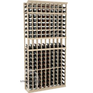 9 Column display wine rack 7 foot combo