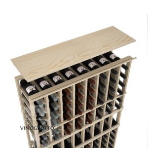 Vinogrotto Display Racks 8 Column Solid Top Shelf