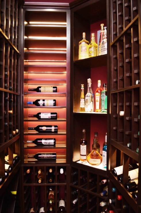 Stylishly Designed Knotty Alder Wooden Wine Racks