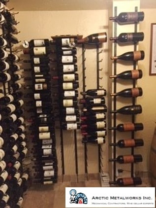 Modern Wine Cellar Under the Stairs