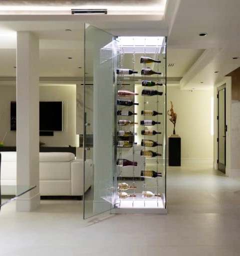 Cable Wine System Contemporary Wine Racks