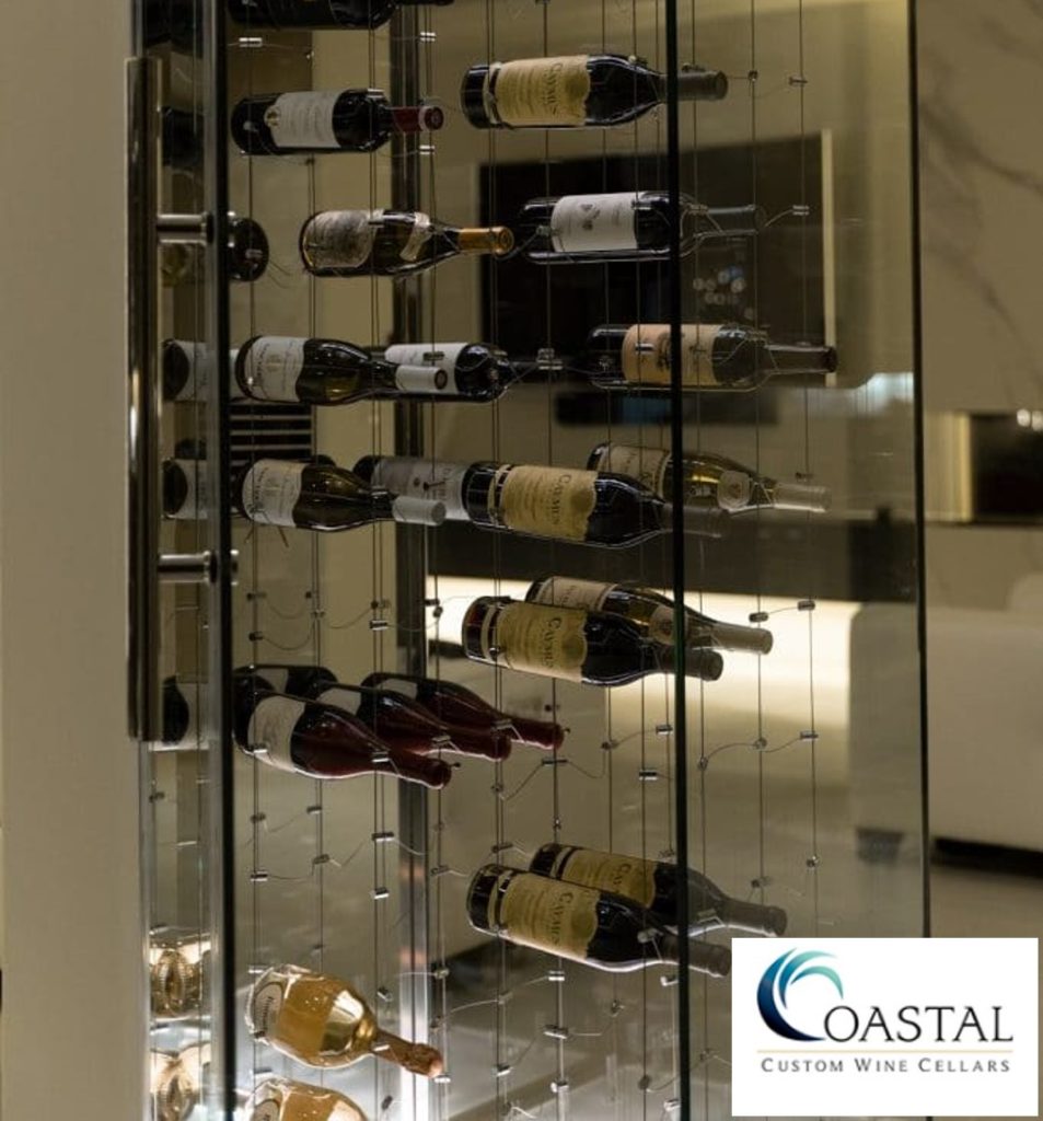 Glass Home Wine Cellar Refrigeration by Coastal Custom Wine Cellars