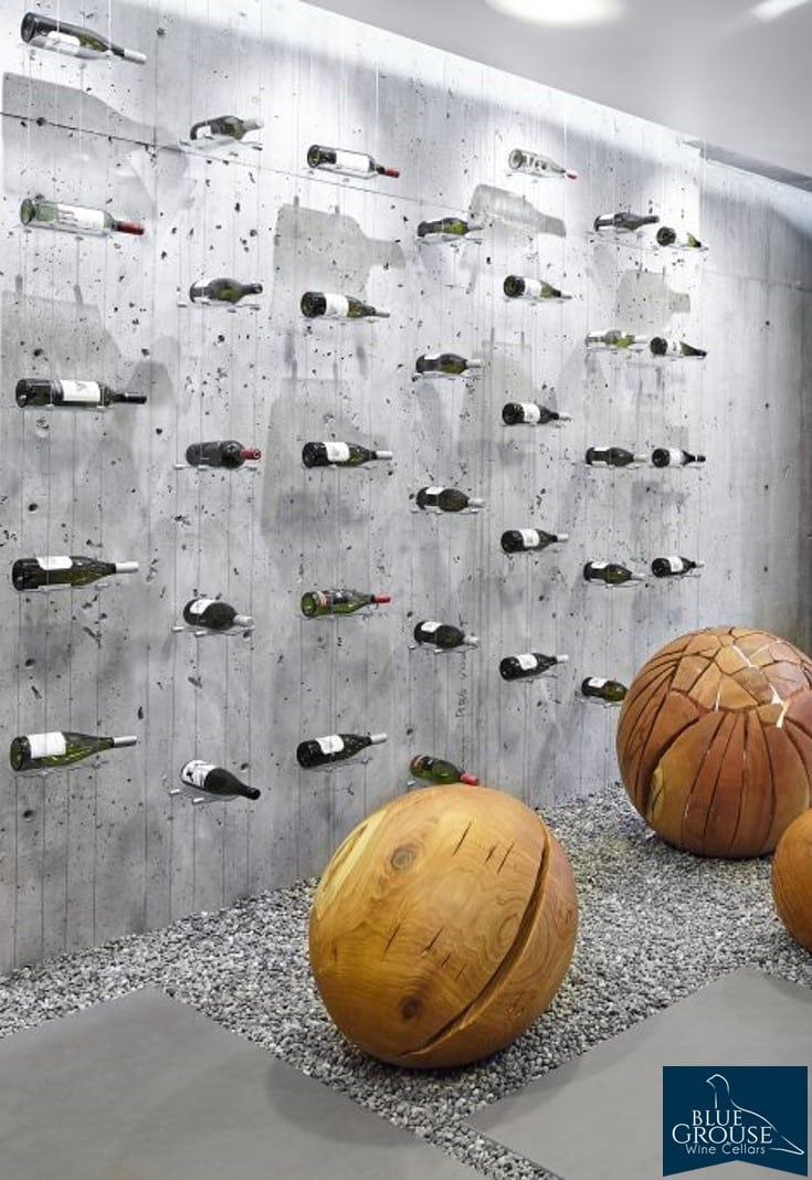 Blue Grouse Wine Cellars Offers High-End Modern Wine Cellar Racks
