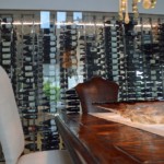 What bottles would you want to store in a dining room wine cellar like this one?