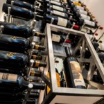Wine pegs are a contemporary and beautiful way to store and display wine bottles.