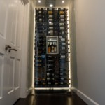 Is there a spot in your home that's perfect for a small, modern wine cellar?